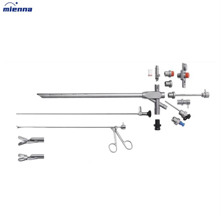 Instrumentos otorrinolaringológicos, conjunto de broncoscopia otorrinolaringológica para adultos, broncoscopio rígido óptico